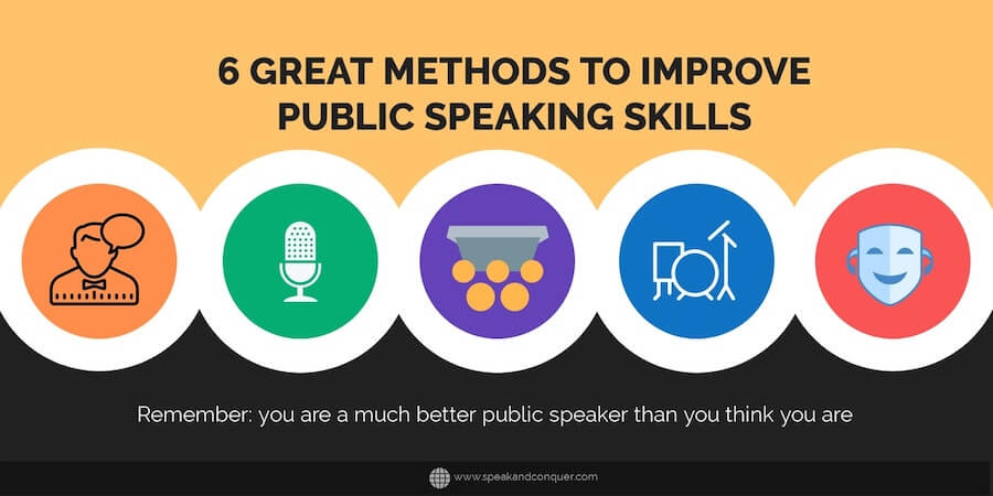 6 great methods to improve public speaking skills